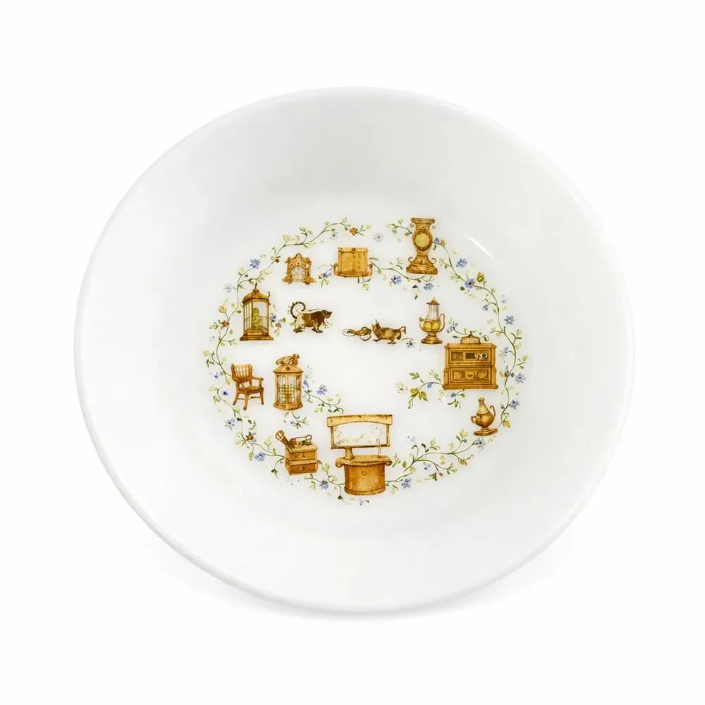 Anchor Hocking Milk Glass Fire King Homestead 10